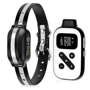 대형 중형견용 개 짖음 방지 목줄 - 진동/음향 자동 모드 훈련 포함 원격 제어