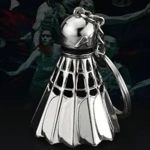 배드민턴공 열쇠고리 메탈 키체인 셔틀콕 키링 (WFK9FIE)