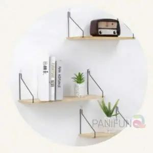 [하프클럽/]원목 벽걸이 선반 장식용 행잉 주방용 수납