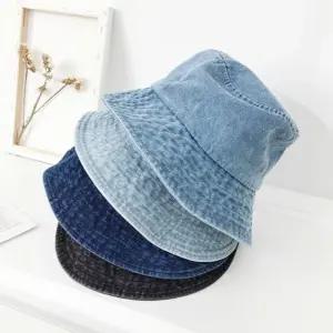 사계절 데님 버킷햇 3종/햇빛/가리개/자외선/차단/모자/남자/여름/남성/등산/물놀이/방수/청모자/농사
