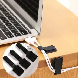 고정선정리테이프 부착형찍찍이 테이블 8매 고정 찍찍이테이프 8매입 (WFKC0GN)