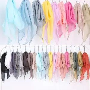 [앙상블] 국산 면 삼각 소 스카프-dys 목스카프 봄스카프 면 쁘띠