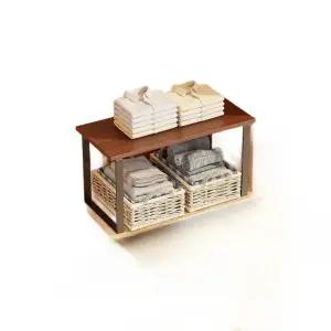 ㄷ자소형선반 공간분리용 수납장 서랍 다용도실 미니 원목 선반장