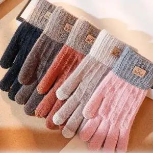 겨울 장갑 캐시미어 니트 스마트폰 터치 공용