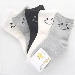 귀염 스마일 행복가득 아동 데일리 양말 5켤레 묶음