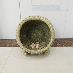 닭둥지 산란통 닭집 부화장 지푸라기 밀짚 사육장