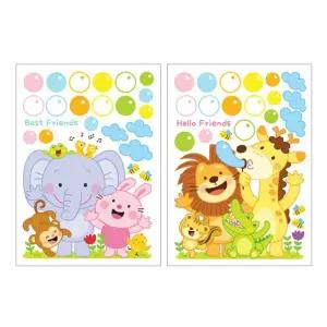 동물친구들 비눗방울 친구들 FDT-2303데코시트지 스티커 꾸미기 리폼 인테어 아이꾸미기 유창꾸미기 유문꾸