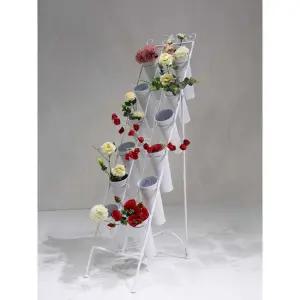 꽃다발거치대 꽃집 진열대 꽃이 꽃다발 화이트 정리대