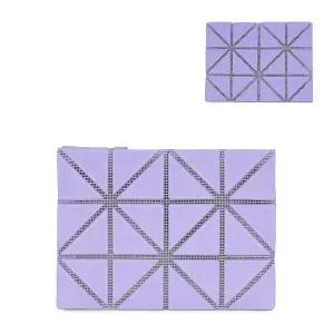 이세이미야케  투톤 매트 퍼플 여성 카드지갑 BB58 AG751 87