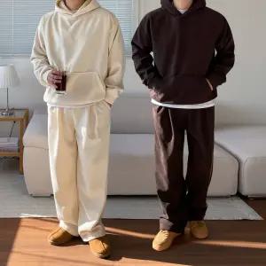 [쿼터]남자기모트레이닝세트 골덴 양털 스?셋업 겨울트레이닝복세트