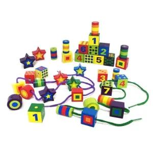 소근육 발달 및 집중력 향상에 좋은 무지개 실꿰기