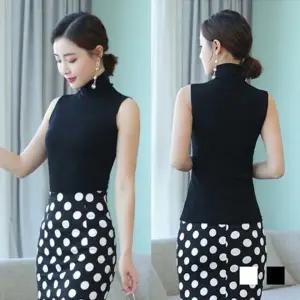 목폴라 여성 나시티 끈나시 여자 민소매 이너 티셔츠