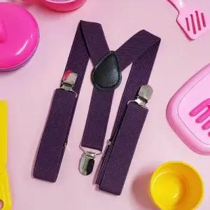 학예회용 길이조절 어린이멜빵 바지 아동 키즈 진보라 WECA736