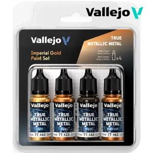 바예호 트루메탈릭컬러 4종세트 Imperial Gold Paint Set 77252