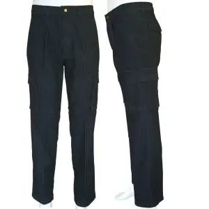 남자 봄 가을 카고 건빵 스판 작업 청바지 블랙 일복바지