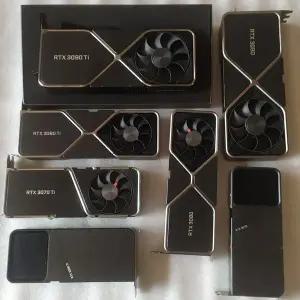Nvidia RTX3060Ti RTX3070RTX3080RTX3090Ti3080Ti3070Ti 시리즈 방열판 냉각 팬에 사용되는 1Pcs 원본PCB