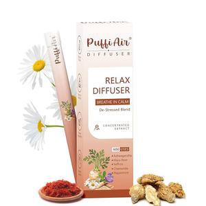 Relax Herbal Diffuser for Breathing in Calm De-Stress Blend with Ashwagandha, Maca Root, Saffron, Chamomile and Peppermint - Natural Ingredients, 600 Uses