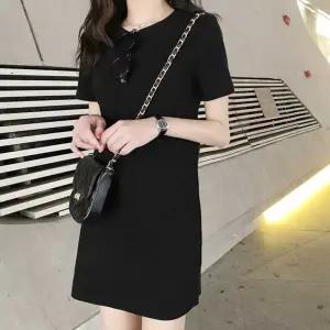 반팔 미니 원피스 파스텔 컬러 무지 허리 강조 데일리 여름롱 여성정장