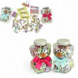 간식 꾸러미 빼빼로데이 리본 곰돌이 선물세트 단체 과자 선물