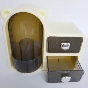 메이크업 브러쉬 정리함 화장품 수납박스 오거나이저