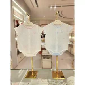 [에뜨와](본점)(26년 여름 신상품) 도트 반소 바디수트(07T3 17911)