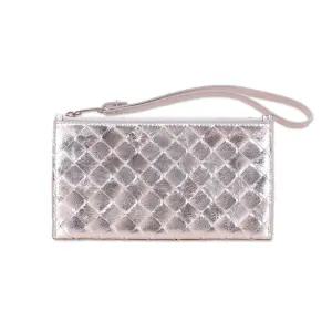 [명품] 인트레치아토 여성 카드지갑 실버 676588 V1GF1 8101