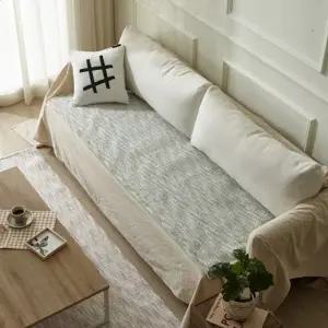 브랜든 극세사 쇼파패드 사계절 소파커버 쇼파매트 깔개 사계절 쇼파방석 2인용 3인용 4인용