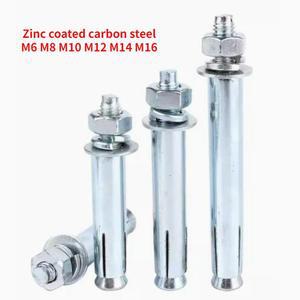탄소강 아연 도금 웨지 앵커 볼트 외부 나사 M6 M8 M10 M12 M14 M16 10 20