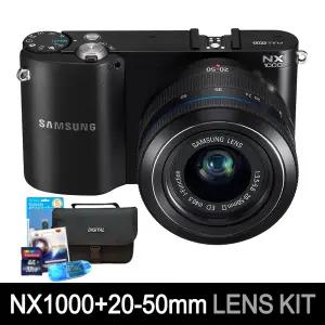 삼성 카메라 NX1000+20-50mm 렌즈포함 [블랙 색상]+32GB+여행용가방+UV필터+리더기+청소셋 (풀세트) k