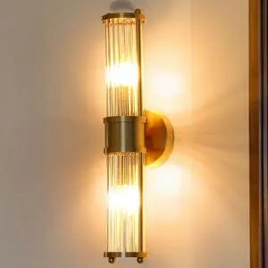 루스 2등 벽등 ( 브론즈샤틴 ) 벽부등 침실 안방 거실 복도 인테리어 감성 조명 F