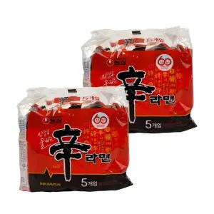 농심 신라면 봉지라면 120g 5개입 2팩