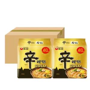 농심 신라면 골드 봉지라면 125gx32봉(1박스)
