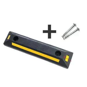 주차장 고무 주차 방지턱 블럭 스토퍼+앙카 주차스토퍼 주차블럭