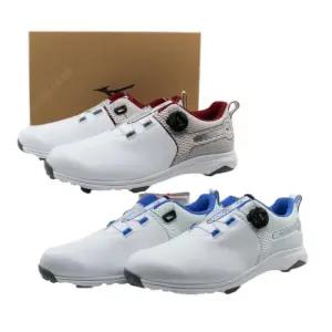 미즈노 BOA 다이얼 스파이크 남성 골프화 화이트 골프신발