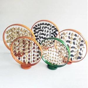 천연 과일 껍질 종 바람종 힐링 요가 명상 벨 베이스 포함 사운드 테라피 악기