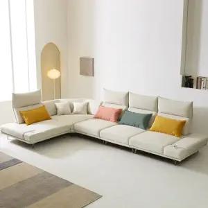 미온 스윙 6인 무빙코너형소파 위생적인갤럭시원단 컵홀더 USB포트