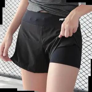 요가조거팬츠 여자 요가 필라테스 반바지 속바지포함 헬스 스피닝