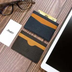 국산 플럼도트MA2 MA3 소가죽 사피아노 심플 카드지갑