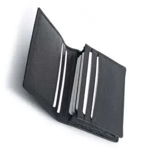 소가죽 플립형 명함 지갑 1P 선물용 카드 미니 월렛