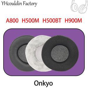 온쿄 A800 헤드폰 H500M H500BT 이어 쿠션 헤드셋 패드 커버 소프트 블랙 벨루어 가죽 메쉬 교체용 이어패