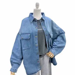 [하프클럽/에잇컨셉]패치 또또 루즈 청 남방 C26B7FNB019