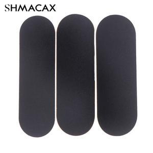 핑거 스케이트보드용 보드 폼 그립 테이프 미끄럼 방지 나무 지판 데크 접착 스티커 블랙 매트