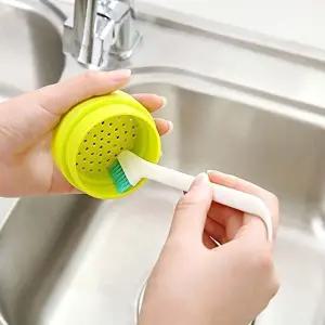 고품질 텀블러 싱크대 젖병 욕실 틈새 미세 구석 세척 솔 텀블러세척솔 세척솔 병솔 텀블러수세미 WFHTZ04