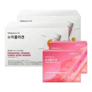 바이탈뷰티 슈퍼콜라겐 25mlX28개입X2박스+5개입X2개 / 액상 저분자 피쉬 콜라겐 펩타이드