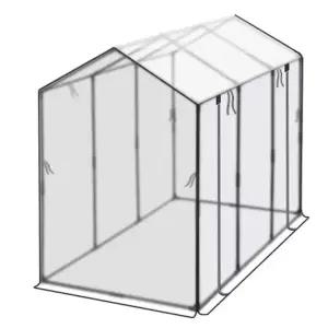 pinkri 폴리카보네이트온실 소형 타워형 조립식 40단/길이 비닐하우스 20cm