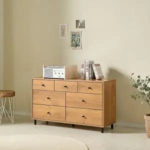 위즈3 E0 LPM 내부분리수납 1200 7단 화장대 서랍장 WH5111R (착불)