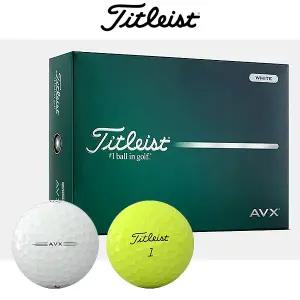 타이틀리스트 AVX 골프볼 공 12구 화이트 옐로우 2026