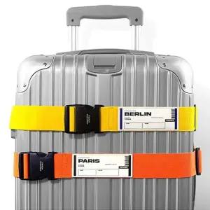 캐리어잠금장치 튼튼한 버클 캐리어 벨트 1P 여행용 잠금장치 네임택 캐리어버클