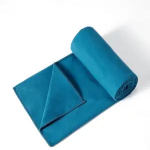 아마존 베이직 요가 매트 타월 핫 부드럽고 땀 흡수제