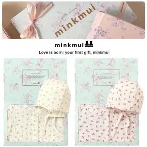 [롯데백화점]밍크뮤 쁘띠프룻.플라워SET바디슈트 3637004003 36370-040-03 04 출산백일돌선물